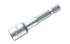 Головка для торцевого ключа с магнитом Standard форма E 6,3 SW1/4" х 55 мм WIHA 04638