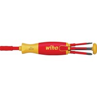 Отвёртка с магазином бит LiftUp electric изолированная, шлиц, Phillips, 6 slimBits WIHA 38612