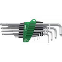 Набор Г-образных ключей в держателе ProStar TORX, 13 предм., титановое серебро WIHA 39105